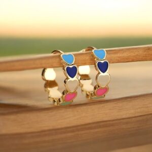 Mini Arracadas Arcoíris