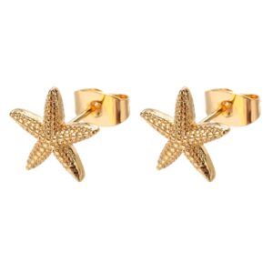 Aretes Starfish Gold